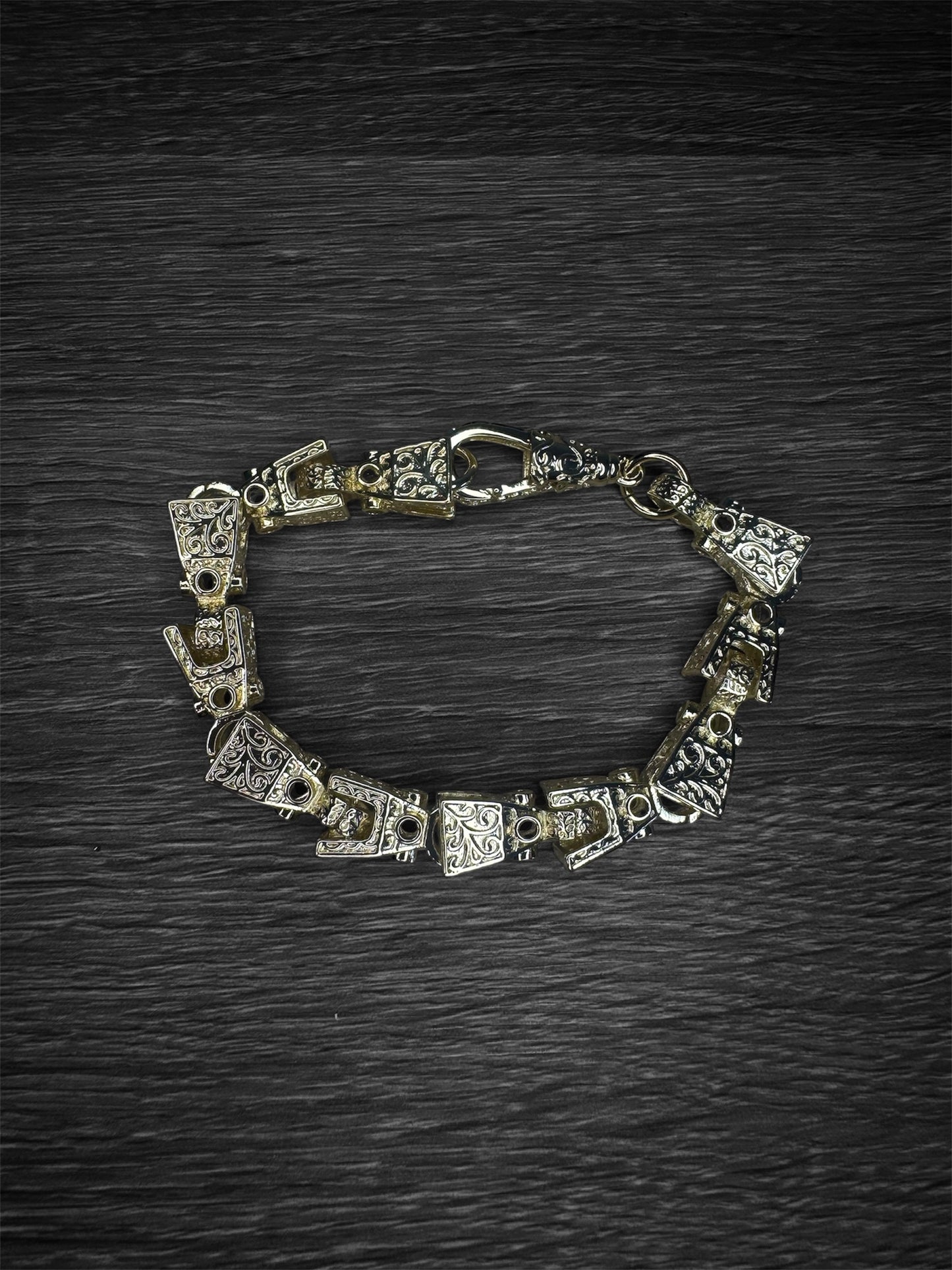 Gold Plated Lego Bracelet 13mm