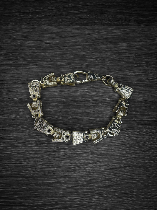 Gold Plated Lego Bracelet 13mm