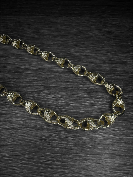 Gold Plated Tulip Chain 10mm
