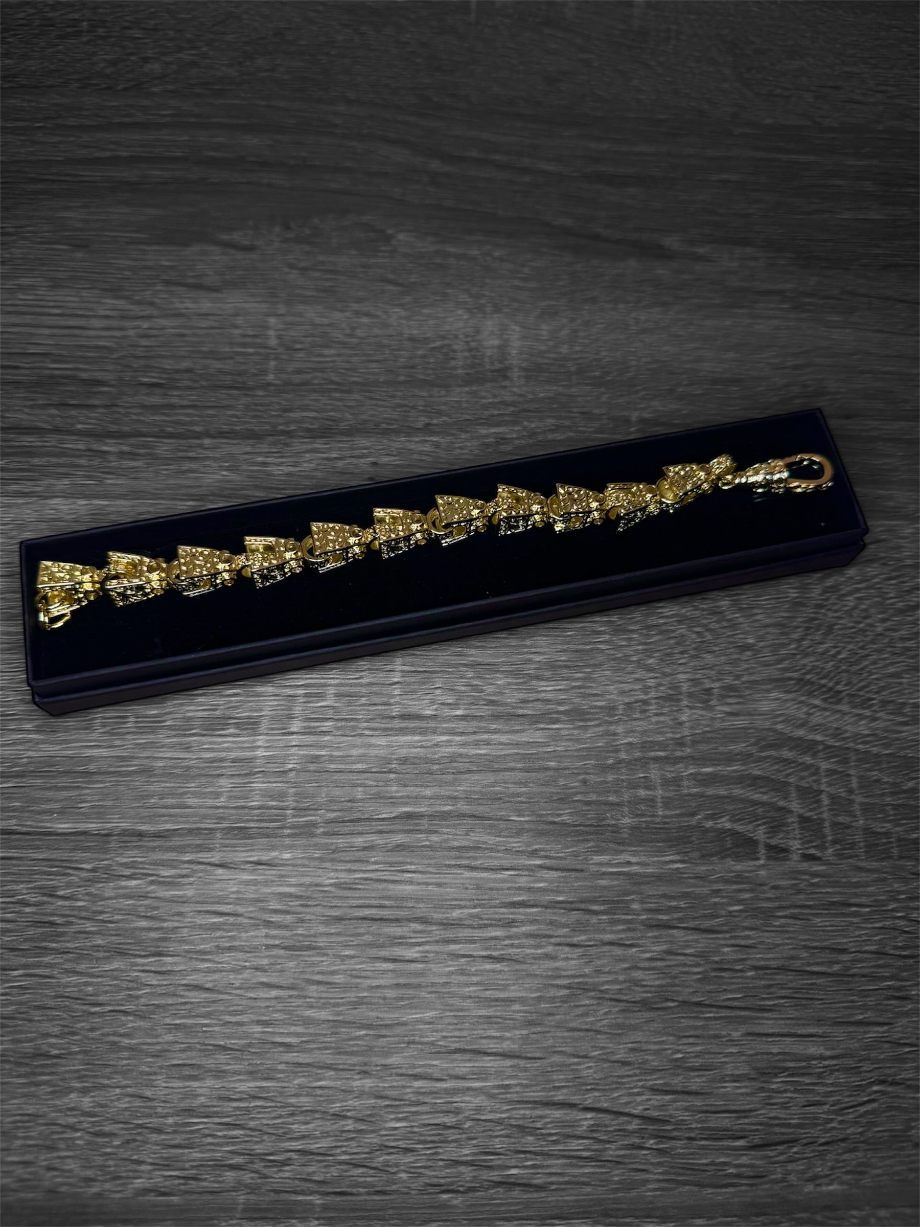 Gold Filled Lego Bracelet 13mm